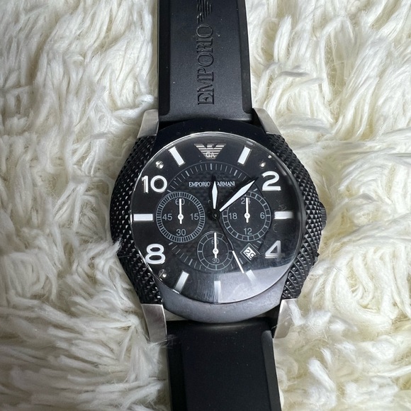 Emporio Armani Other - Emporio Armani Black Chronograph Watch